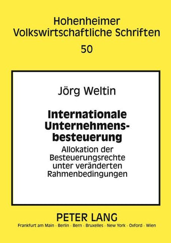 Internationale Unternehmensbesteuerung