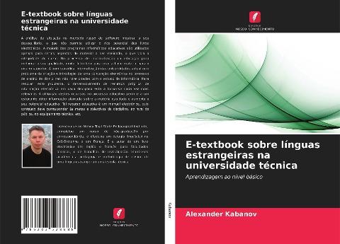 E-textbook sobre línguas estrangeiras na universidade técnica