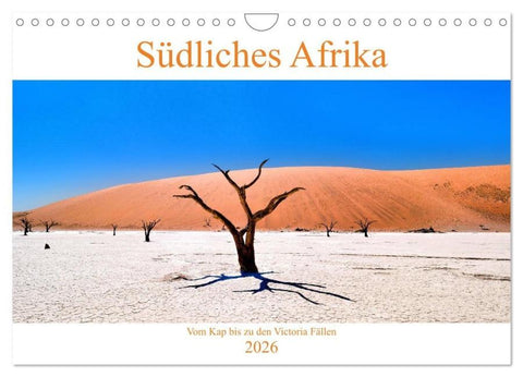 Südliches Afrika - Vom Kap bis zu den Victoria Fällen (Wandkalender 2026 DIN A4 quer), CALVENDO Monatskalender