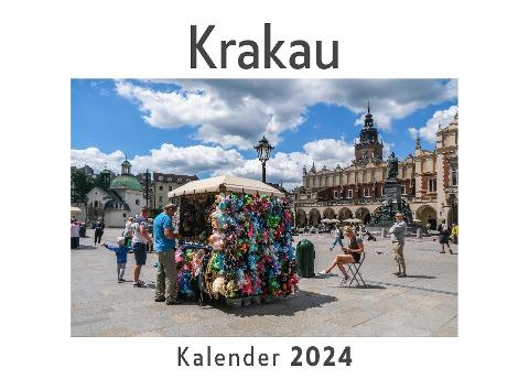 Krakau (Wandkalender 2024, Kalender DIN A4 quer, Monatskalender im Querformat mit Kalendarium, Das perfekte Geschenk)