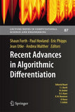 Recent Advances in Algorithmic Differentiation