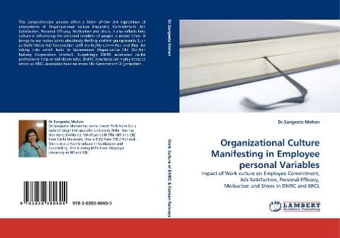 Organizational Culture Manifesting in Employee personal Variables
