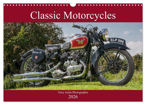 Classic Motorcycles (Wall Calendar 2026 DIN A3 landscape), CALVENDO 12 Month Wall Calendar