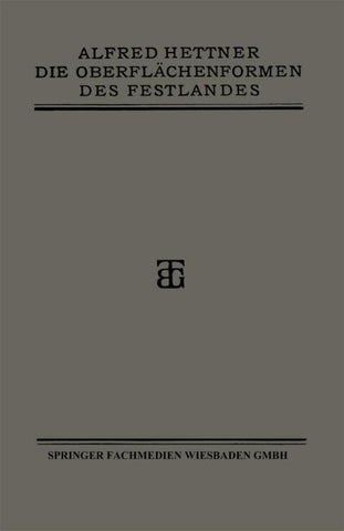 Die Oberflächenformen des Festlandes