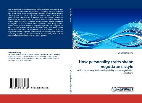 How personality traits shape negotiators'' style