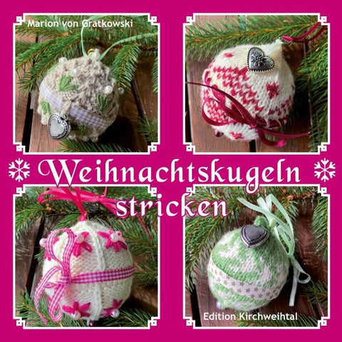 Weihnachtskugeln stricken