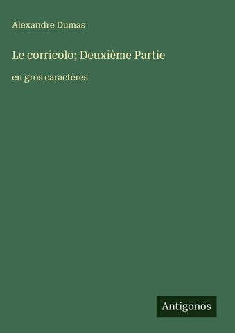 Le corricolo; Deuxième Partie