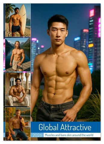 Global Attractive (Wall Calendar 2026 DIN A2 portrait), CALVENDO 12 Month Wall Calendar