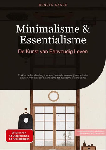 Minimalisme & Essentialisme: De Kunst van Eenvoudig Leven