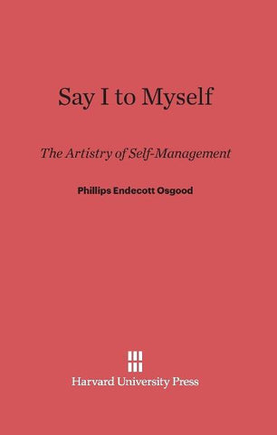 Say I to Myself