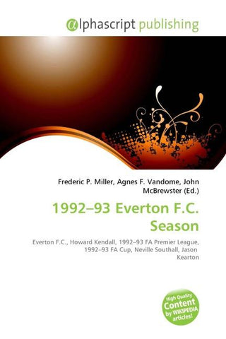 1992-93 Everton F.C. Season