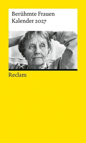 Berühmte Frauen. Kalender 2027
