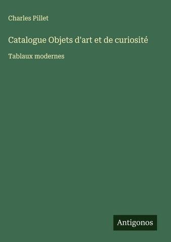 Catalogue Objets d'art et de curiosité