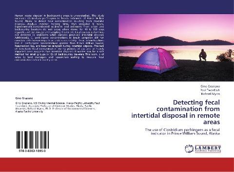 Detecting fecal contamination from intertidal disposal in remote areas