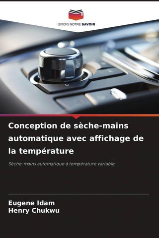Conception de sèche-mains automatique avec affichage de la température