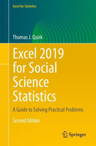 Excel 2019 for Social Science Statistics