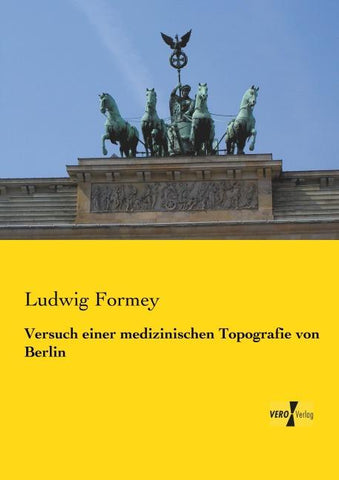 Versuch einer medizinischen Topografie von Berlin