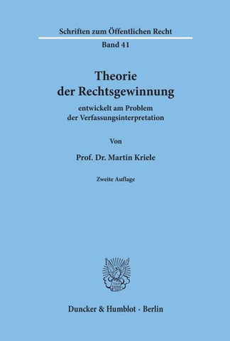 Theorie der Rechtsgewinnung