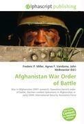 Afghanistan War Order of Battle