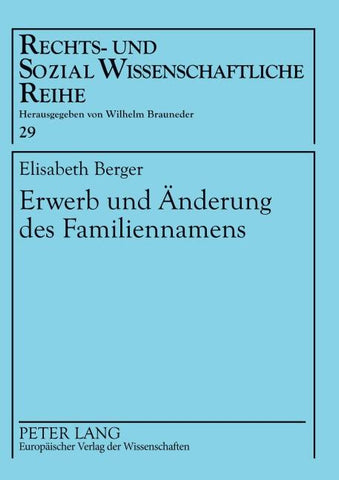 Erwerb und Änderung des Familiennamens