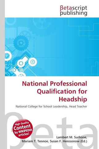 National Professional Qualification for Headship