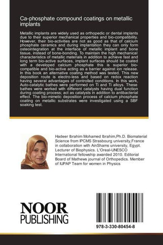 Ca-phosphate compound coatings on metallic implants