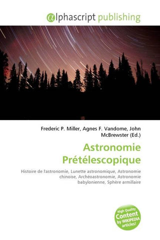 Astronomie Prétélescopique