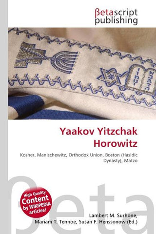 Yaakov Yitzchak Horowitz