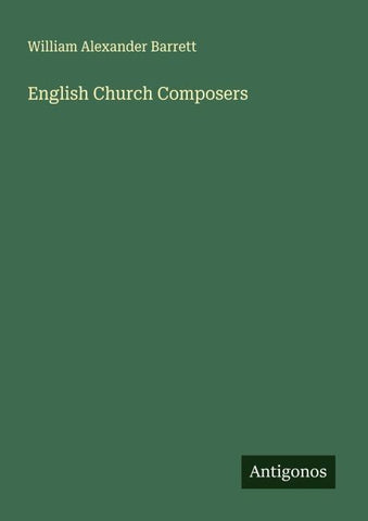 English Church Composers