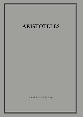 Analytica priora. Buch I