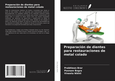 Preparación de dientes para restauraciones de metal colado