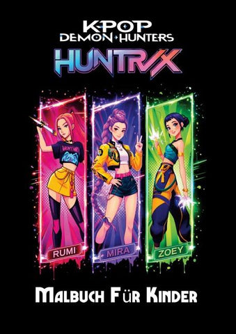 K-Pop Demon Hunters Malbuch für Kinder