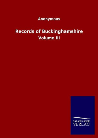 Records of Buckinghamshire