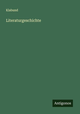 Literaturgeschichte