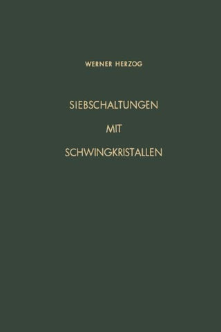 Siebschaltungen mit Schwingkristallen