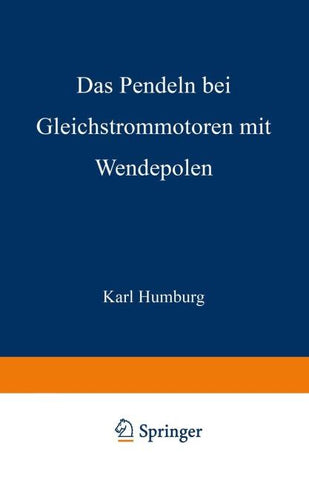 Das Pendeln bei Gleichstrommotoren mit Wendepolen
