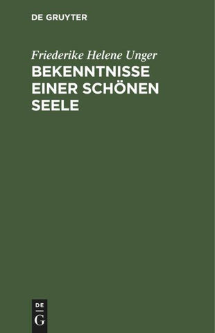 Bekenntnisse einer schönen Seele