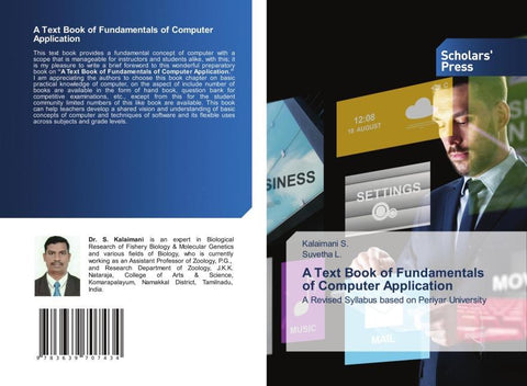 A Text Book of Fundamentals of Computer Application