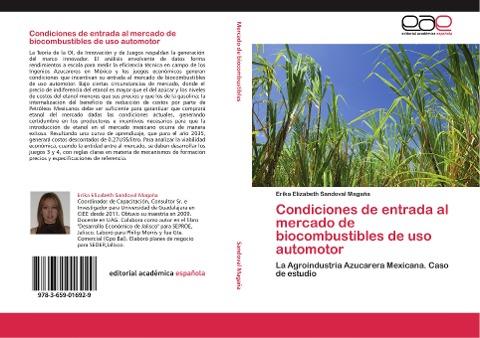 Condiciones de entrada al mercado de biocombustibles de uso automotor