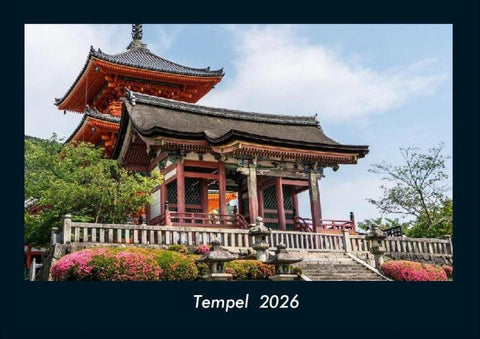 Tempel  2026 Fotokalender DIN A4