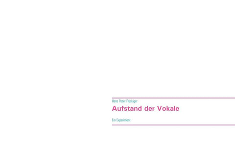 Aufstand der Vokale