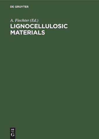 Lignocellulosic Materials