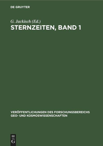 Sternzeiten, Band 1