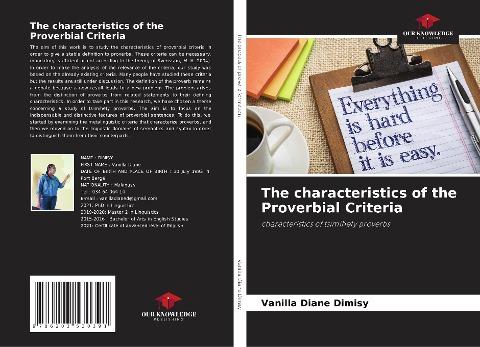 The characteristics of the Proverbial Criteria