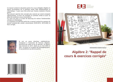 Algèbre 2: "Rappel de cours & exercices corrigés"
