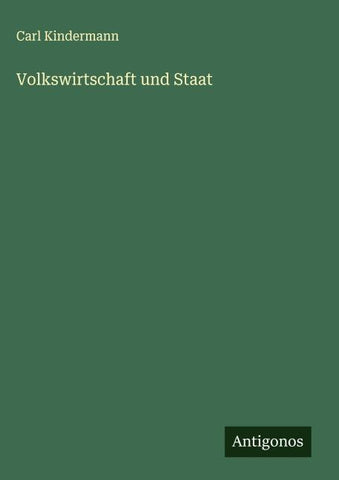 Volkswirtschaft und Staat