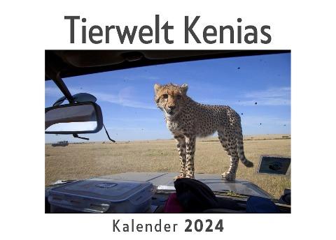 Tierwelt Kenias (Wandkalender 2024, Kalender DIN A4 quer, Monatskalender im Querformat mit Kalendarium, Das perfekte Geschenk)