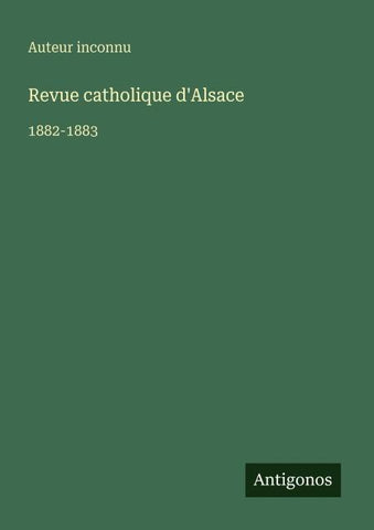 Revue catholique d'Alsace