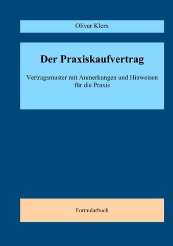 Der Praxiskaufvertrag