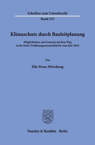 Klimaschutz durch Bauleitplanung